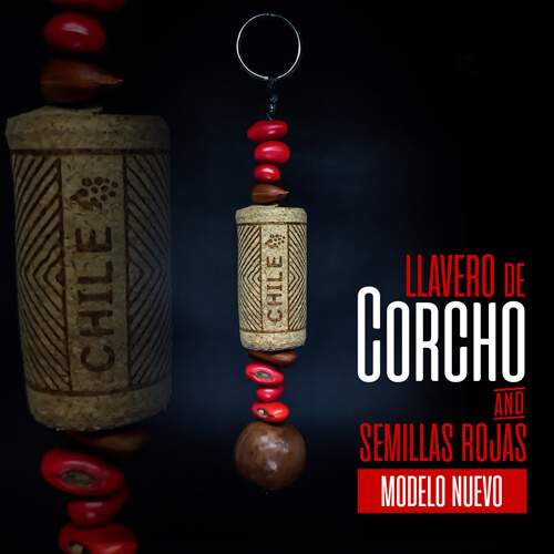 Llavero de Corchos And Semillas Modelo 2 - Studio StrigoiDan MX